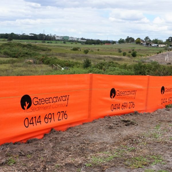 Greenaway Printed Hi-Vis Silt Fencing