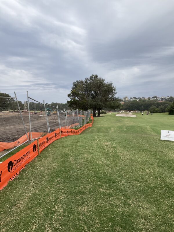 Silt fence installations at Golf Courses across NSW